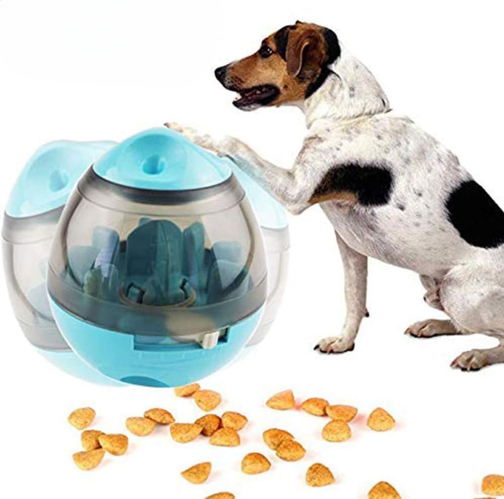 Distributeur de Croquettes pour Chien - FeedMaze™ - Bleu - Croq chien