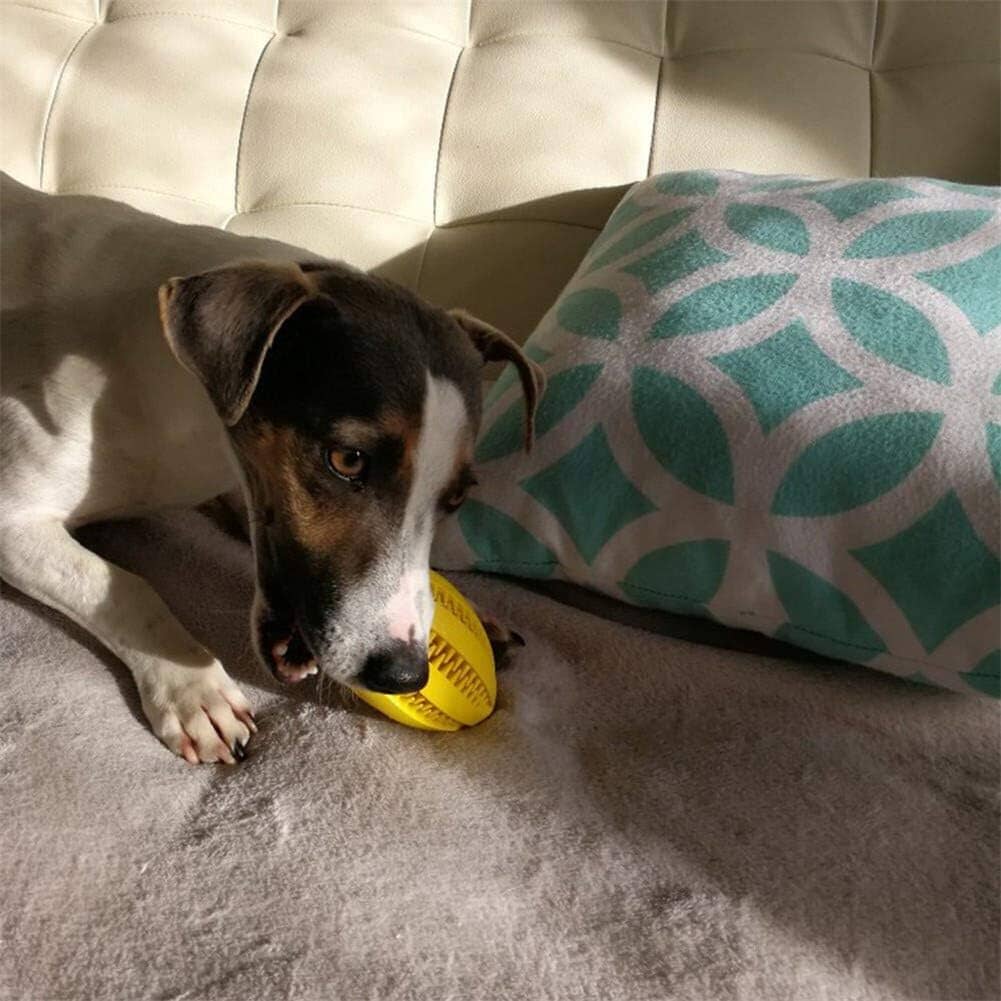 Jouet Interactif pour Chien - ChewBounceBall™ - Jaune - Croq chien