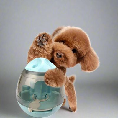 Distributeur de Croquettes pour Chien - FeedMaze™ - Bleu - Croq chien