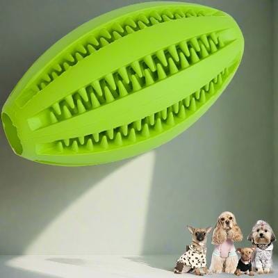 Jouet Interactif pour Chien - ChewBounceBall™ - Vert - Croq chien