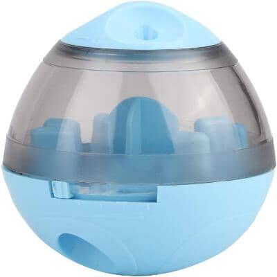 Distributeur de Croquettes pour Chien - FeedMaze™ - Bleu - Croq chien