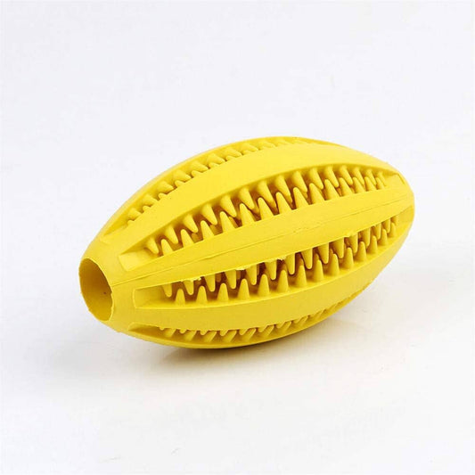 Jouet Interactif pour Chien - ChewBounceBall™ - Jaune - Croq chien