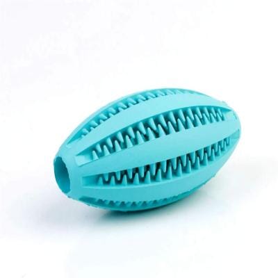 Jouet Interactif pour Chien - ChewBounceBall™ - Bleu Clair - Croq chien