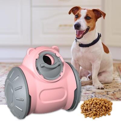 Distributeur de Croquettes pour Chien - BrainChase™ - Rose - Croq chien