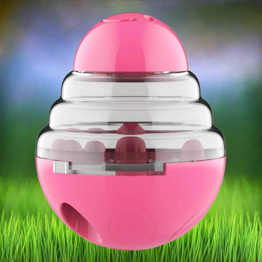 Distributeur de Croquettes pour Chien - SlowFeederDog™ - Rose - Croq chien