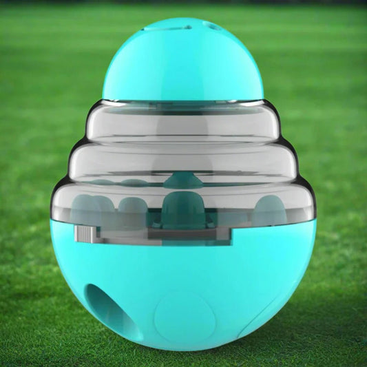 Distributeur de Croquettes pour Chien - SlowFeederDog™ - Turquoise - Croq chien